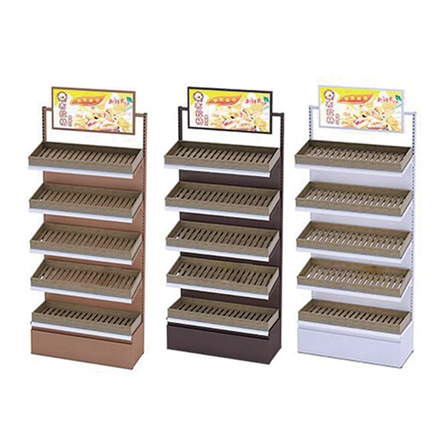 bread display rack customized size Bakery  Display Cabinet Wooden Bread Rack