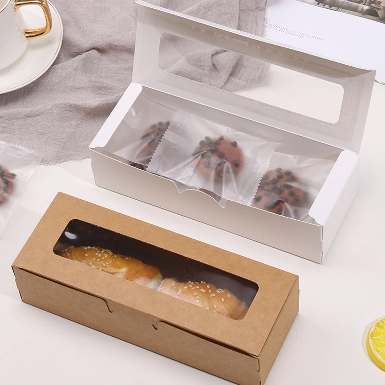 Wholesale Caoted Paper Plastic Pop Packaging Customizable Square Luxury Birthday Clear Transparent Cake Box