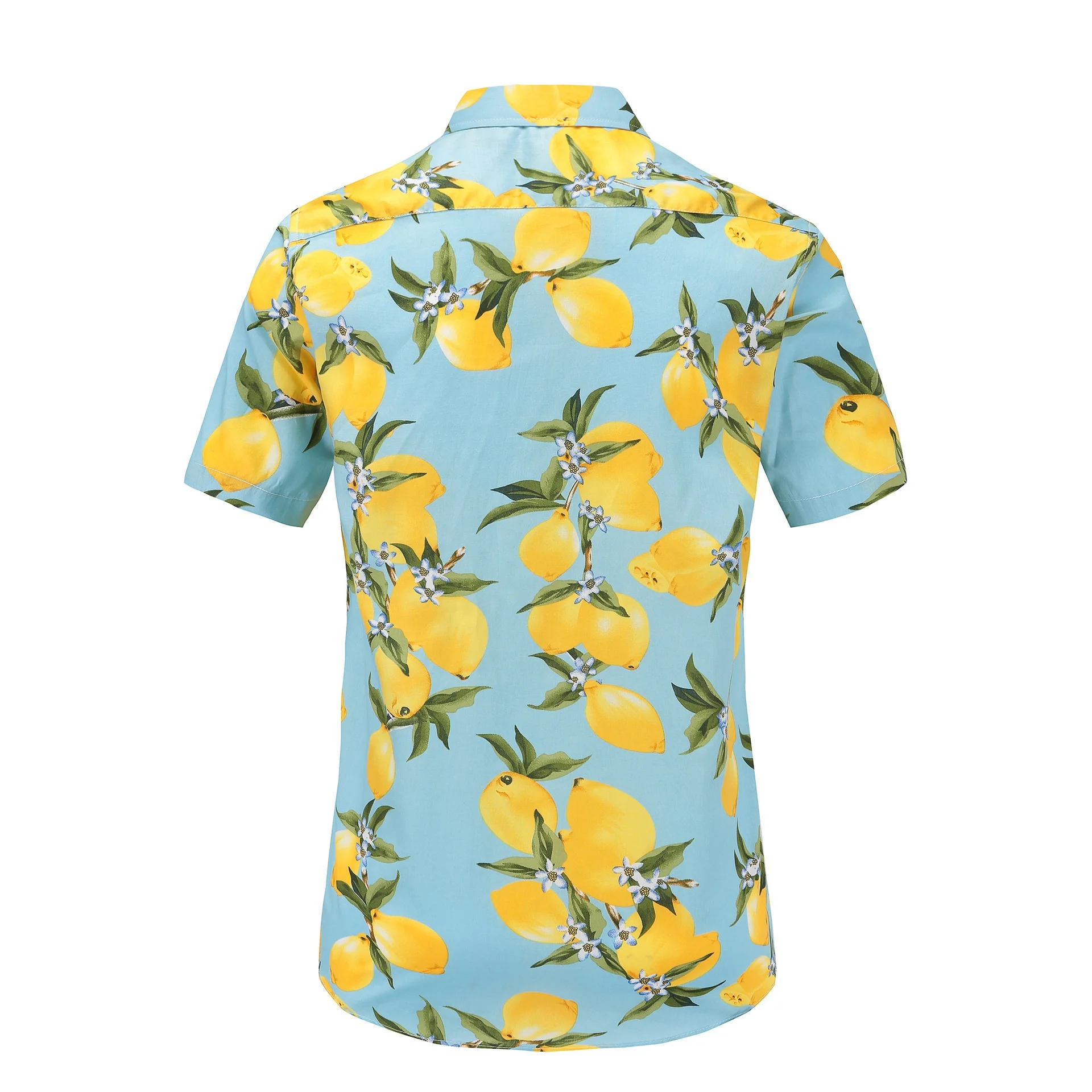 Wholesale Custom Logo Hawaiian Cotton Short Sleeve Floral Beach Shirt