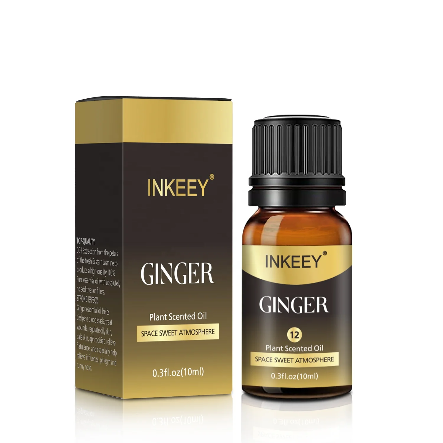 Высококачественное Эфирное масло имбиря 10 мл для парфюма оптом