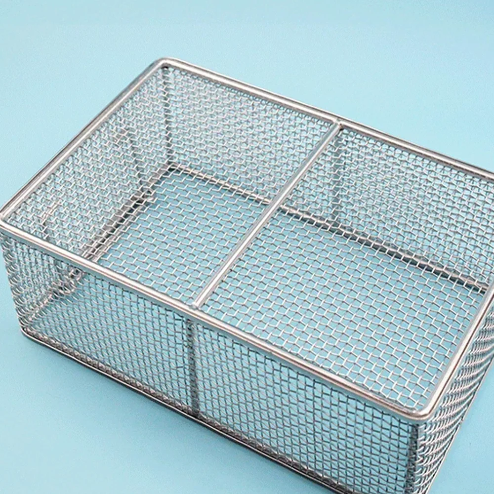 High quality stainless steel sterilization tray metal wire storage basket for surgical instruments