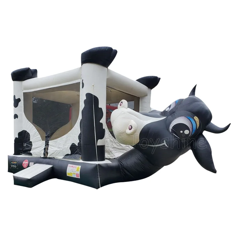trampoline theme inflatable castle bouncy house Inflatable Milk Cow Bounce House Commercial Jumping Castle Bouncer