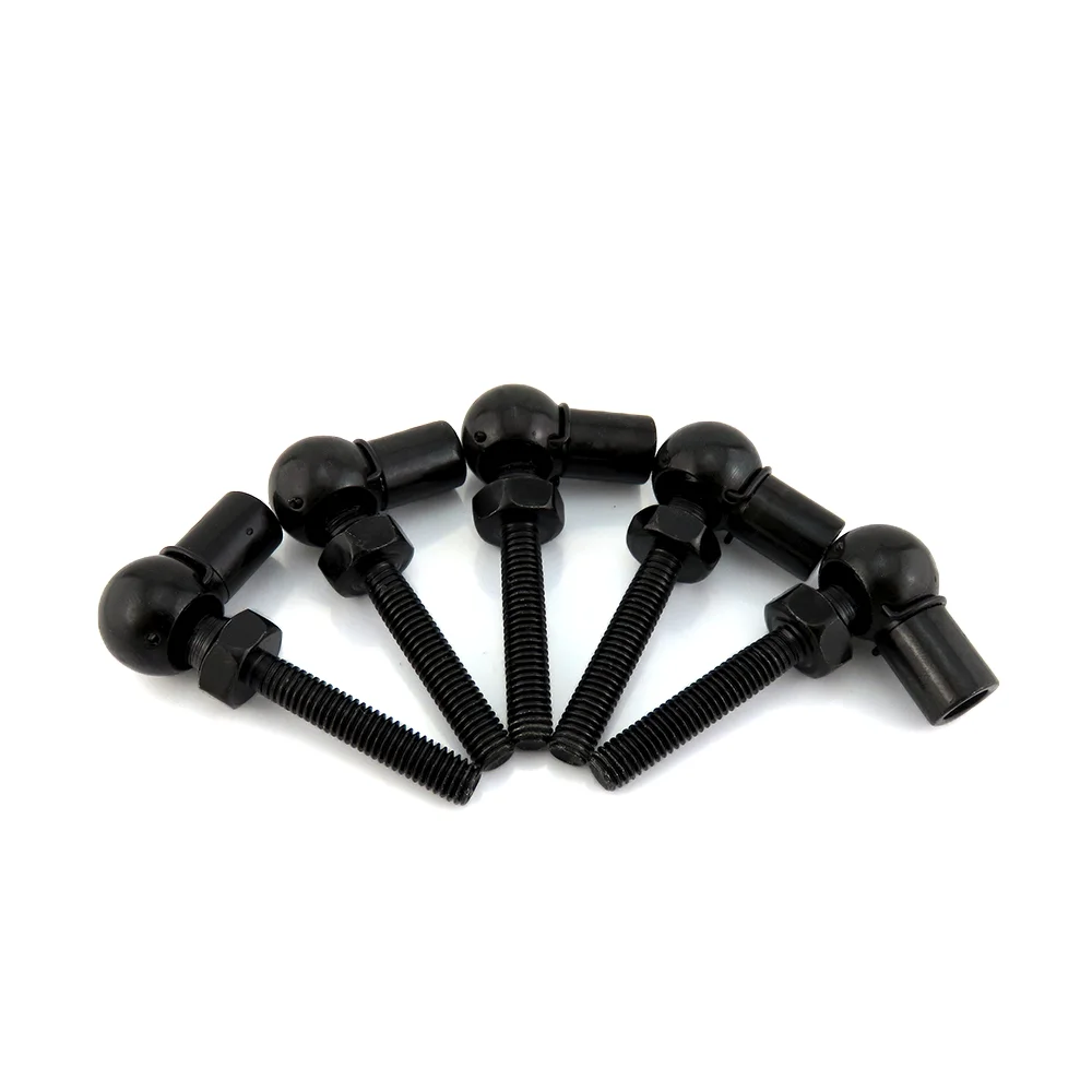 OEM Custom Made Top Quality Black oxidation Angle Ball Joint Carbon Steel M8 M6 Ball Stud