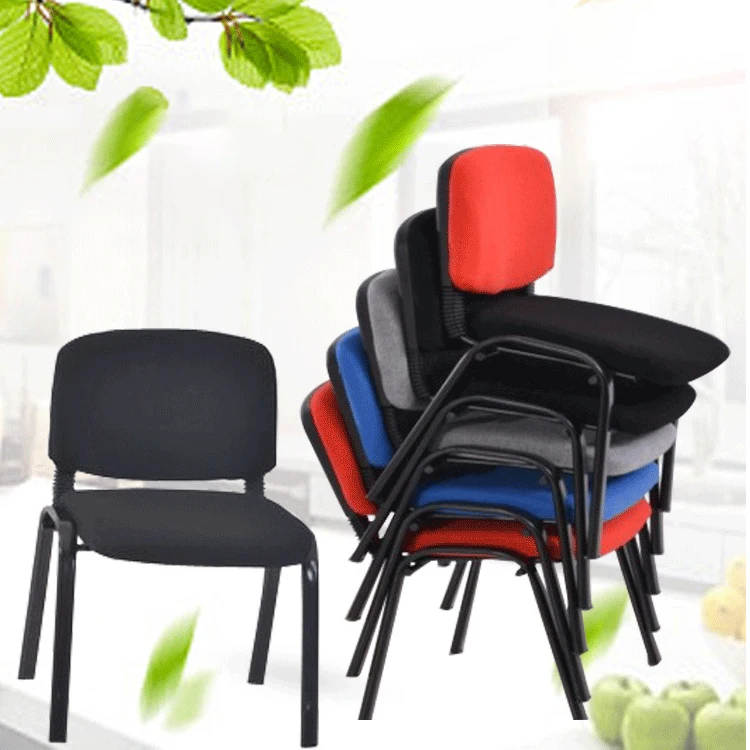 
Commerical Use Stackable Fabric Metal Conference Meeting Training office chairs 