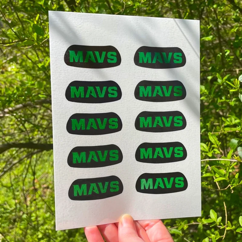 Custom Eyes Black Waterproof Stickers for Basketball Football Baseball Hockey Fans