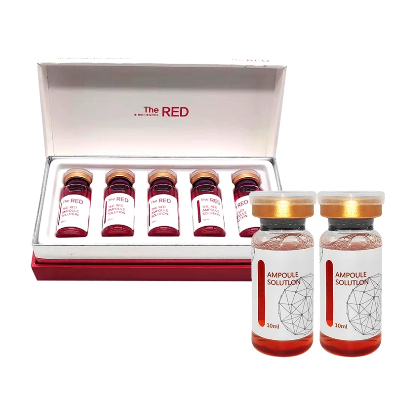 
THE RED a new generation of fat-dissolving essence in Korea, is used for facial obesity and double chin Lift the jaw line 