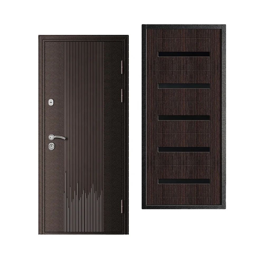 Luxury Cheap price Exterior Security Russia Steel Door Main Entrance Front Safety Russia Steel Door For home