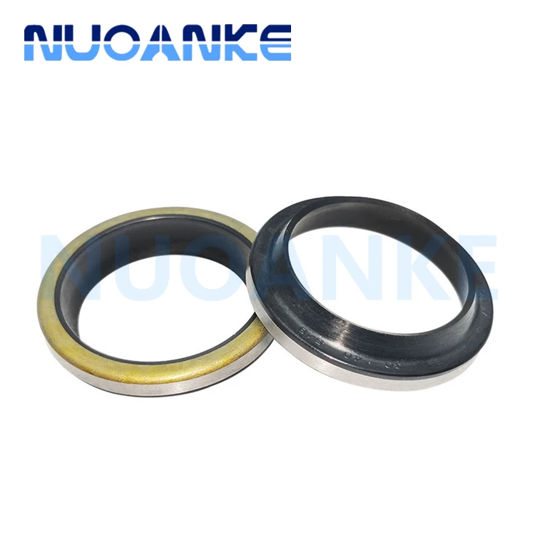 Hydraulic Cylinder Seal Ring Metal Skeleton Oil Seal NBR Rubber Dust PU Wiper GA Seal