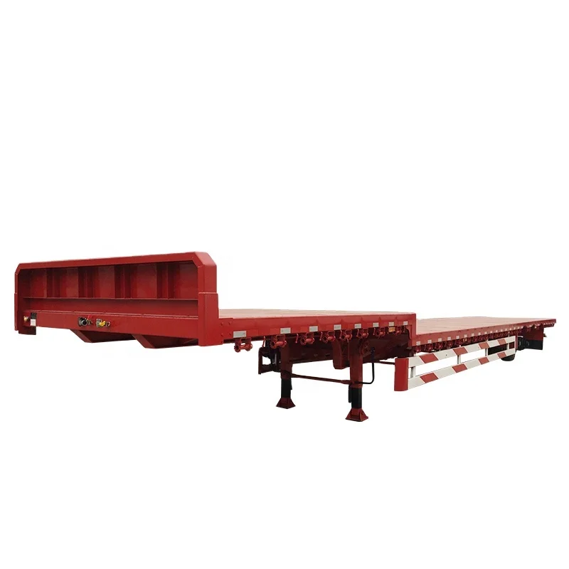 SINO AUTO 3 Axles 50 Tons 17m Drop deck Semi Trailer
