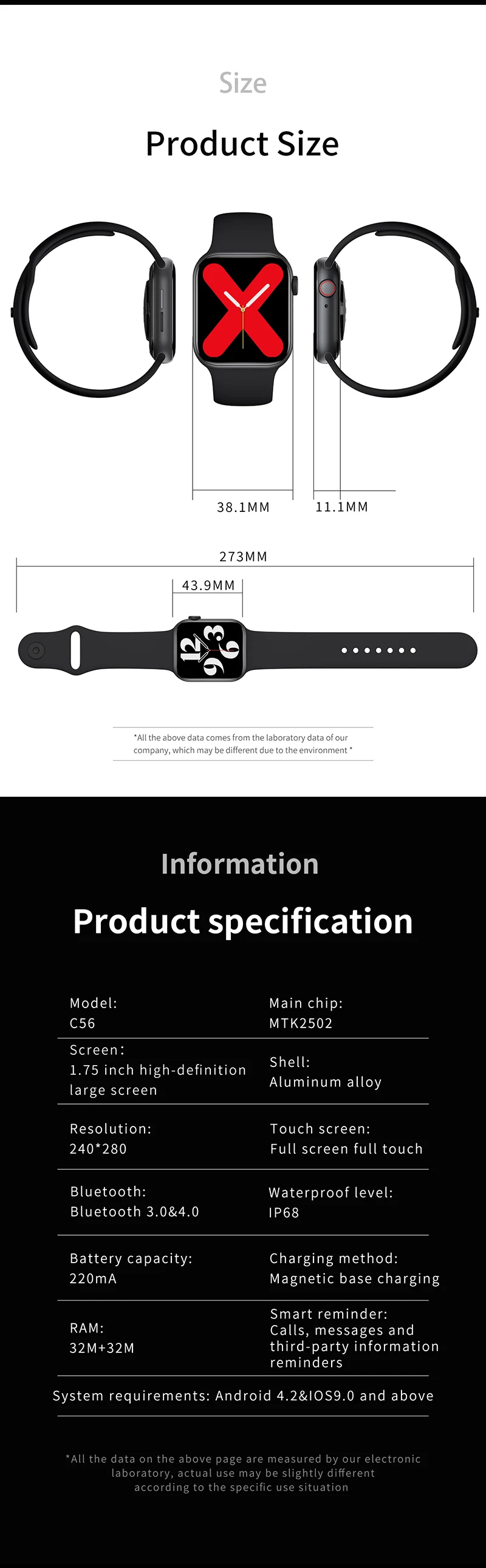  Последняя модель 2021 года умные часы BT4.0 W26 + новинка reloj inteligente bt Смарт-часы t500 серии
