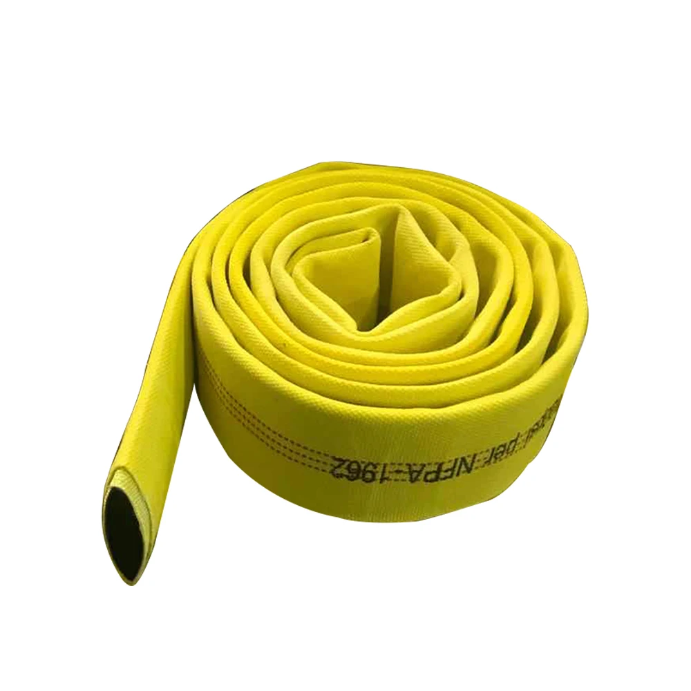market Popular agricultural irrigation fire hose Synthetic Rubber Liner double jacket fire hose price