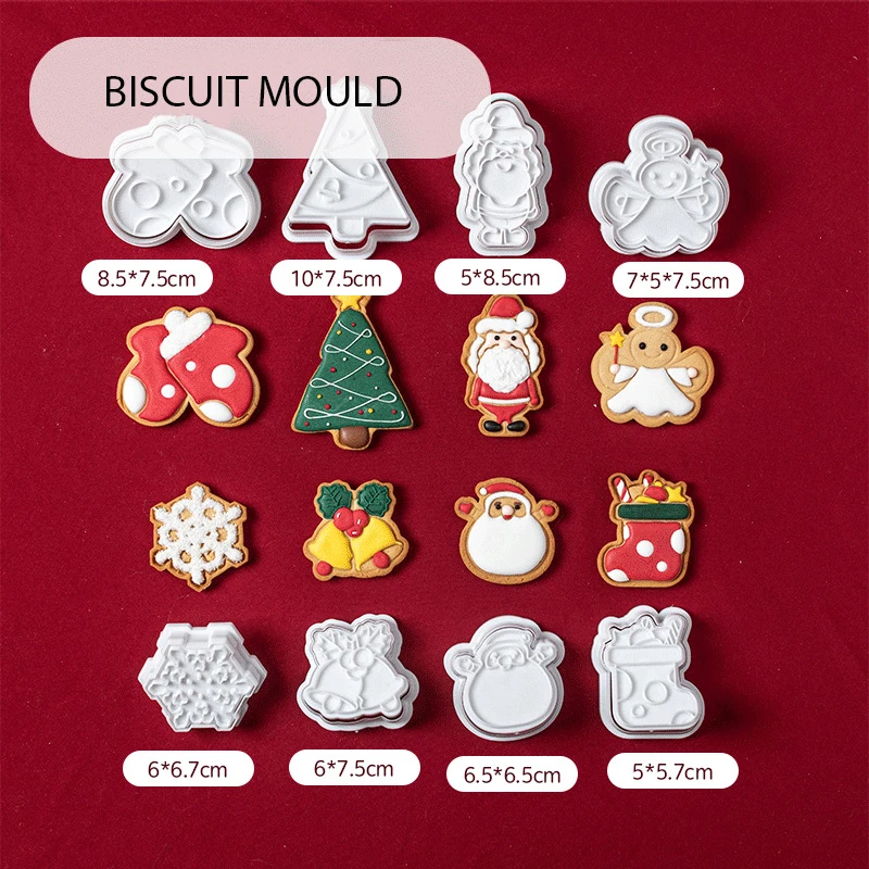 Wholesale Holiday Cookie Molds DIY Biscuit Mold Stainless Steel Cookie Cutter for Christmas