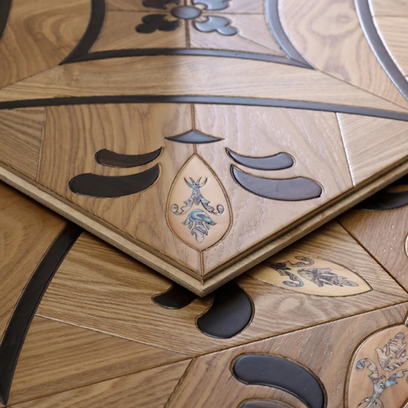 European White Oak Engineered Parquet Flooring Cheap Price 18Mm Thickness Versailles Parquet Flooring Panel