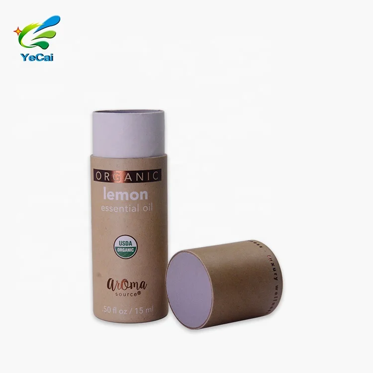 Essential oil bottles in different sizes Beauty packaging paper goods Eco-friendly hair serum container eco friendly paper tube