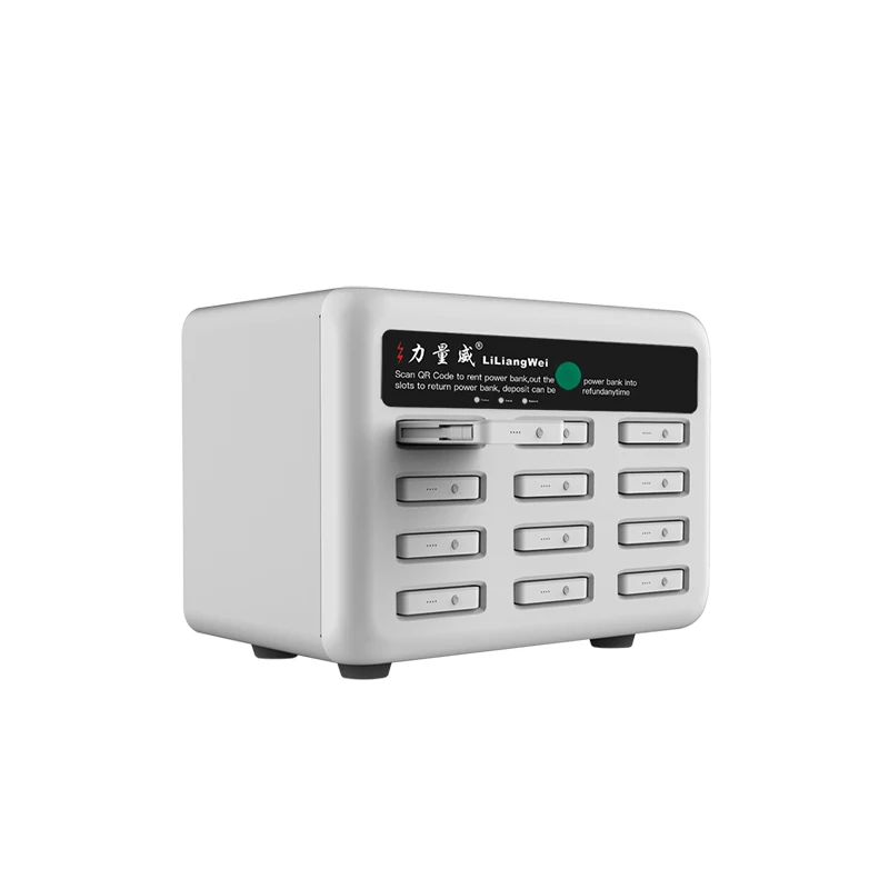 Office Family 12 Slots Power Bank Charging Station Without Software System