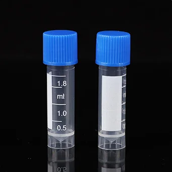 Plastic Test Tube with Screw Cap Flat Bottom Design for Secure Sealing With Business