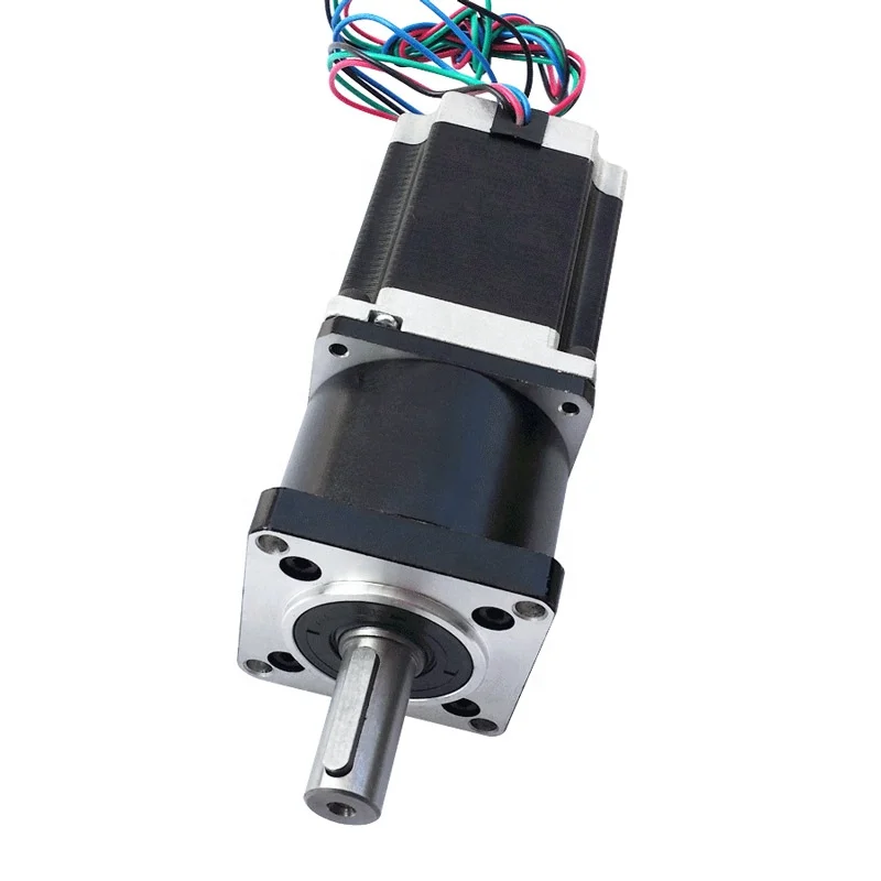 Height 76mm 2 phase high torque 57 step motor planetary reducer nema 23 stepper motor with planetary gearbox