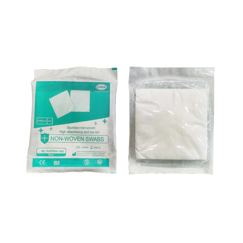 North American Device supplier SOFT  NON-WOVEN FOR OUCHLESS REMOVAL non-woven pads 4*4 sterile dental 2*2 Non-Woven sponges