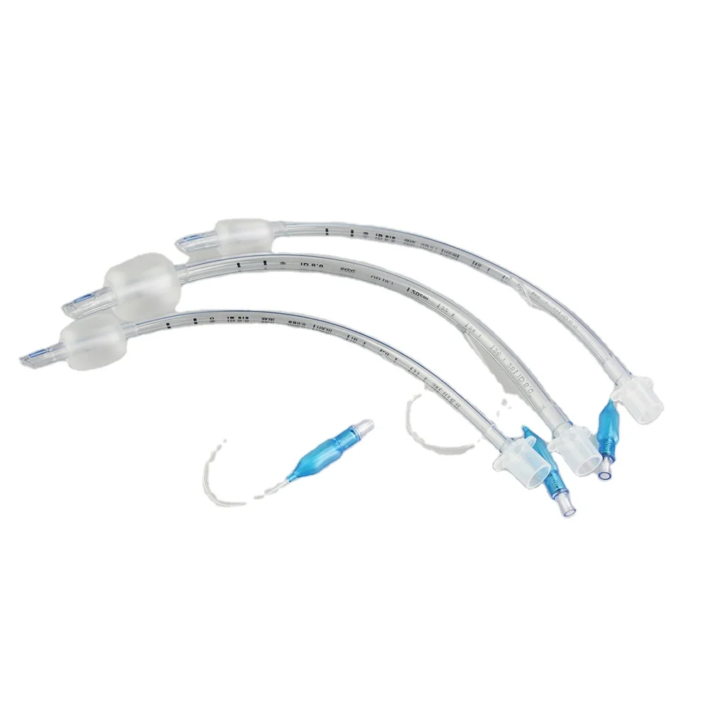 Chenkang Medical Consumables Reinforced Cuffed Oral / Nasal ET Endotracheal Tube 4.0