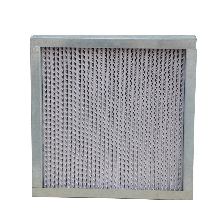 Aluminium Frame  99.999% 0.3um Hepa Filter Air Filter For Cleanroom