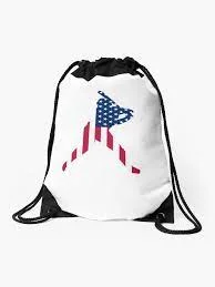 Euro Flag Gymsac Drawstring Bag Sports Backpack Bag 210d Polyester Draw String Bag Packing Printing Custom Logo Drawst
