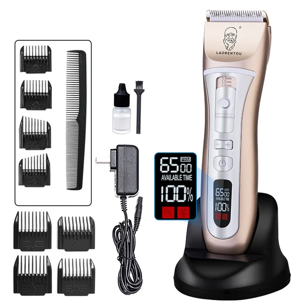 Популярная Беспроводная портативная практичная электрическая и безопасная машинка для стрижки волос, перезаряжаемая машинка для стрижки волос для мужчин