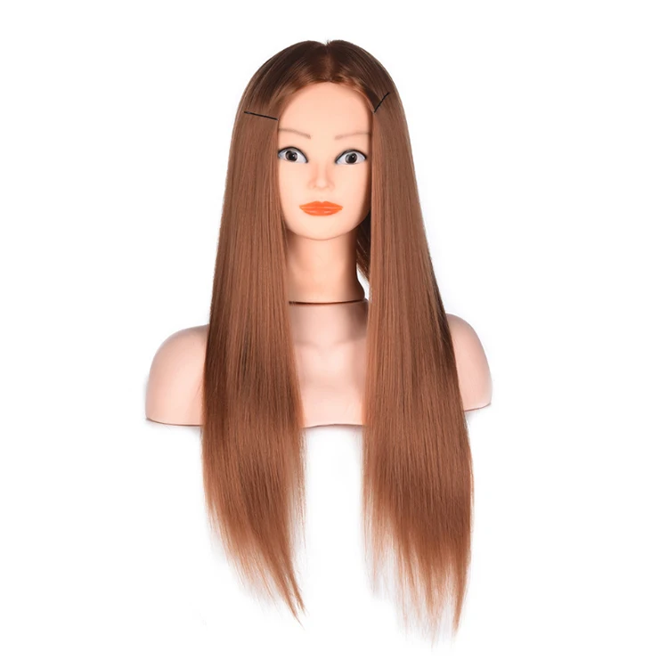 
100% Real Human Hair mannequin training head sold by manufacturers 