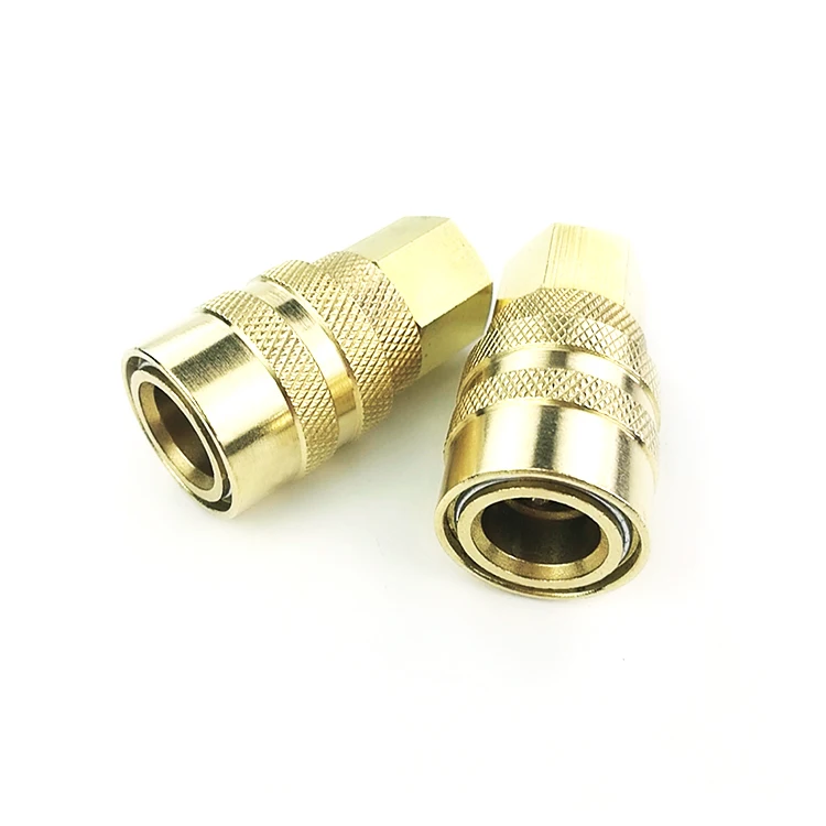 
Hot sale USA American type M02-SF-02B Milton style brass air hose quick release connector coupler pneumatic quick coupling 