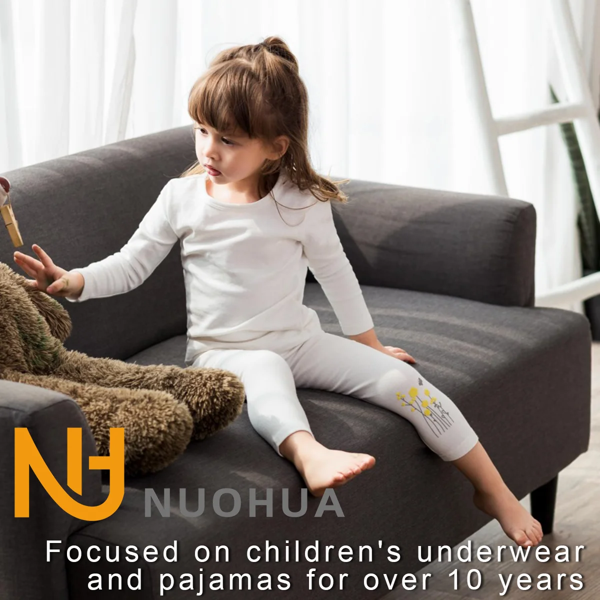 Wholesale/ODM/OEM Baby boys and girls cute printing clothes long sleeve little kids Clothing Sets