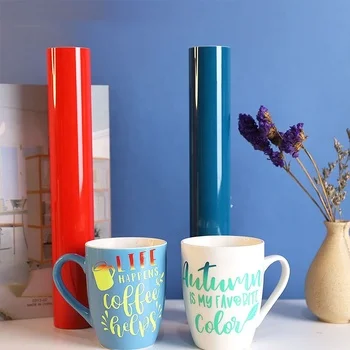 Wholesale Auto Self-Adhesive PET Sticker Color Cutting Plotter Sign Vinyl Rolls Plastic Graphic Letter Cutter