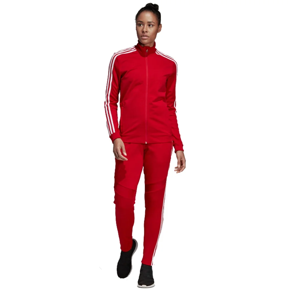 
Red three stripes training pant and jacket 