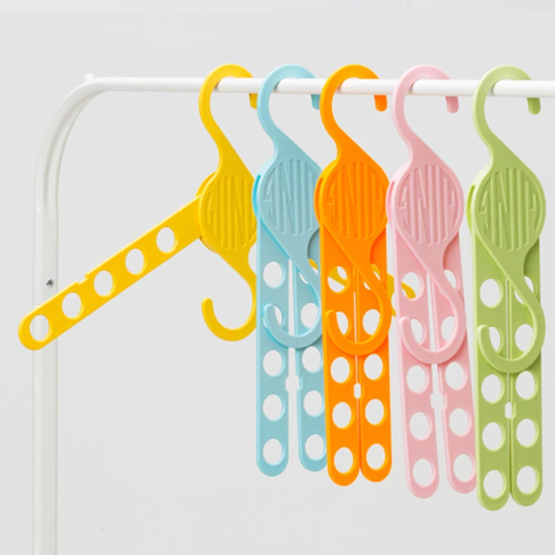 
Travel Foldable Cloth Hanger wonder magic multiple use Adjustable hangers magic hangers for clothes 