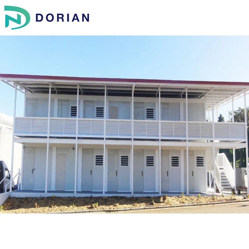 Mobile Sandwich Panel Structure Steel Prefab Warehouse With Steel Beams