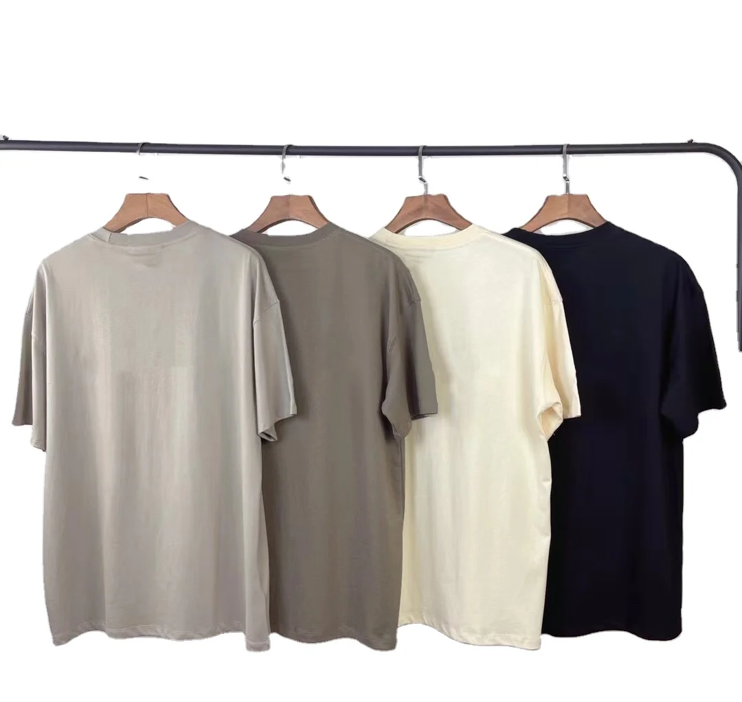 High Street Letters Round Neck Organic Short Sleeve T-shirts big and tall Plus Size Shirts T Shirt For Men And Women