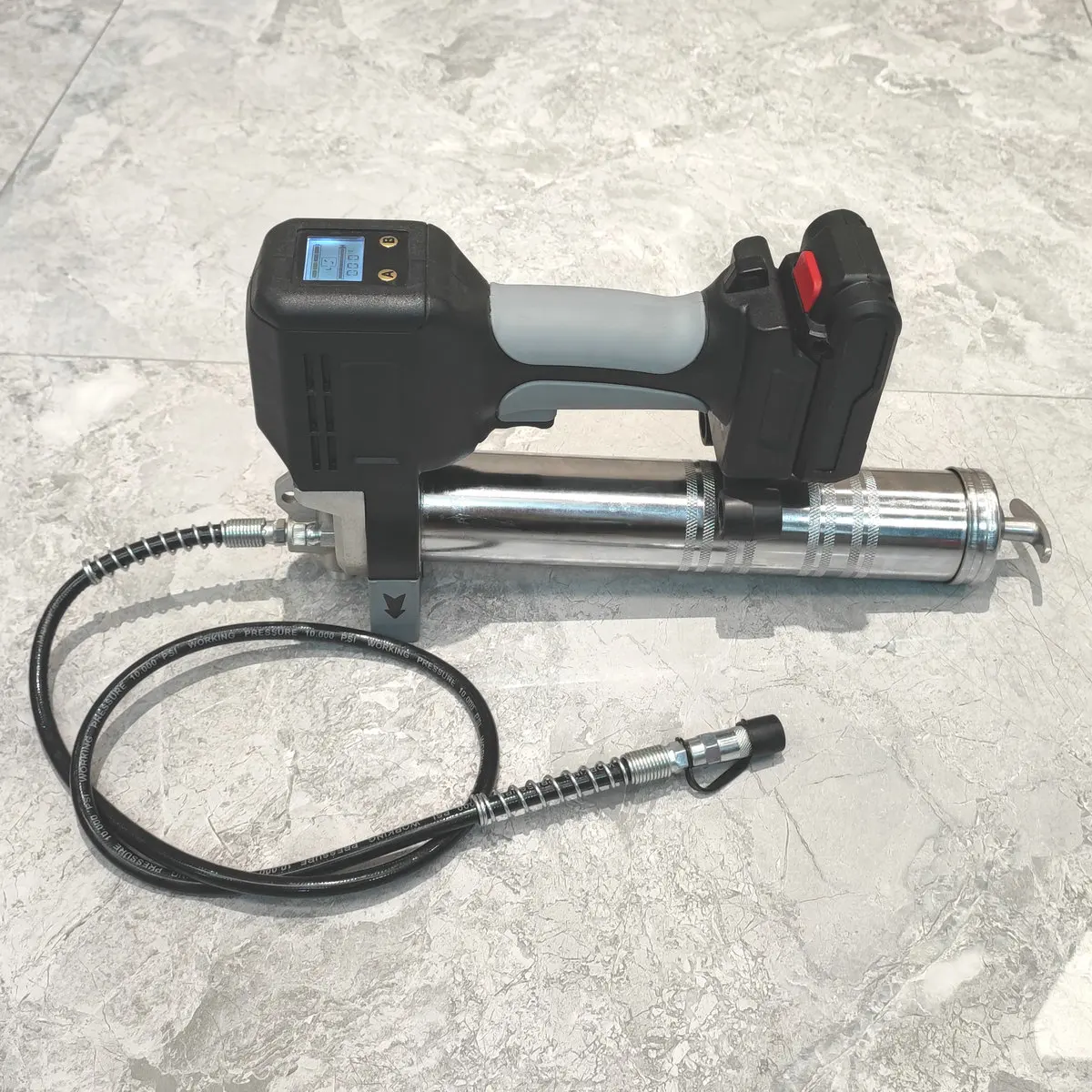Пистолет-смазка Аккумуляторный Электрический с ЖК-дисплеем 140 PSI 21