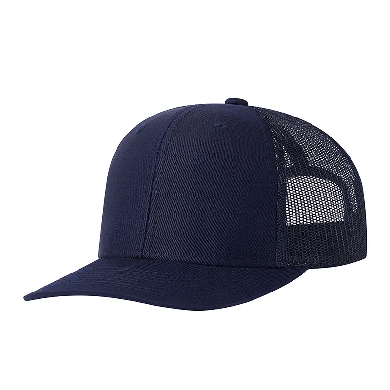 Hot Selling Mixed Color Cotton Mesh Back Bulk Funny Trucker Hats,Custom Patch Embroidery Plain Trucker Hat For Summer