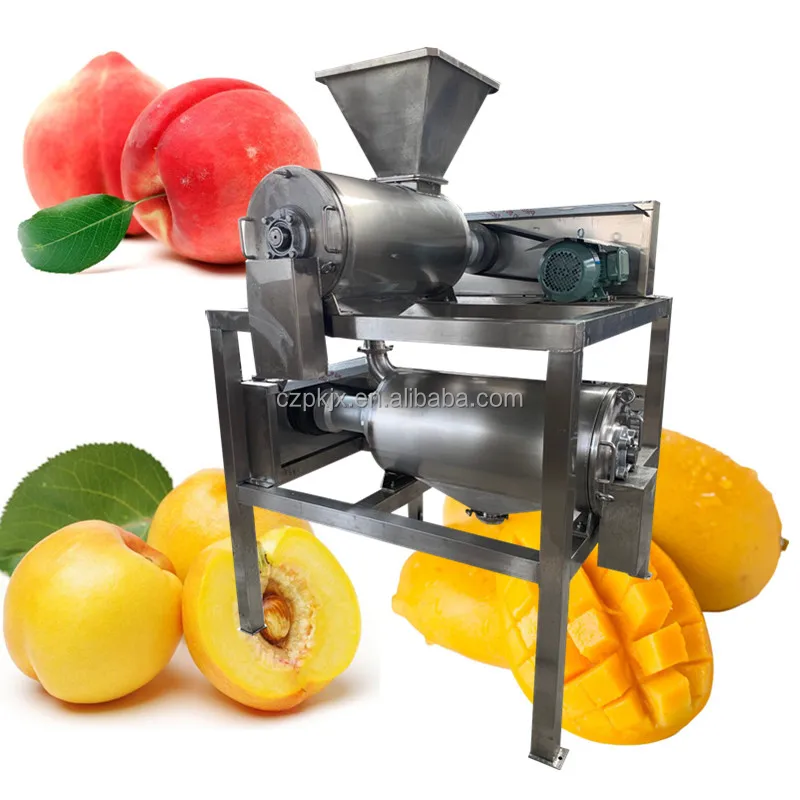 Strawberry Juice Making Strawberry Juicer Pulp Machine Watermelon Pulping Machine Lichi Fruit Pulp Processing Machine