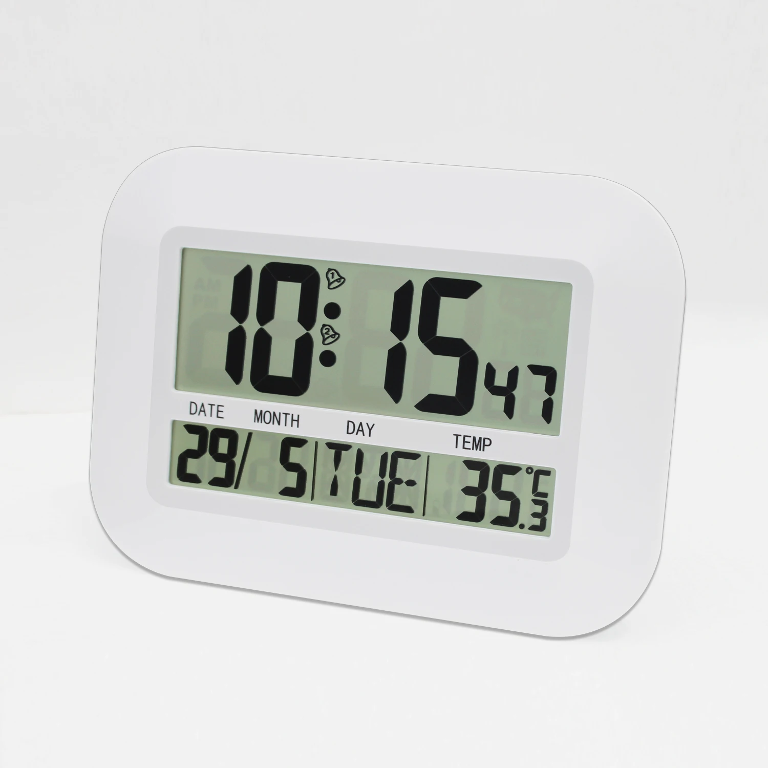 
H149 Amazon Hot Selling Multifunctional LCD digital Alarm wall Clock digital table clock LCD 