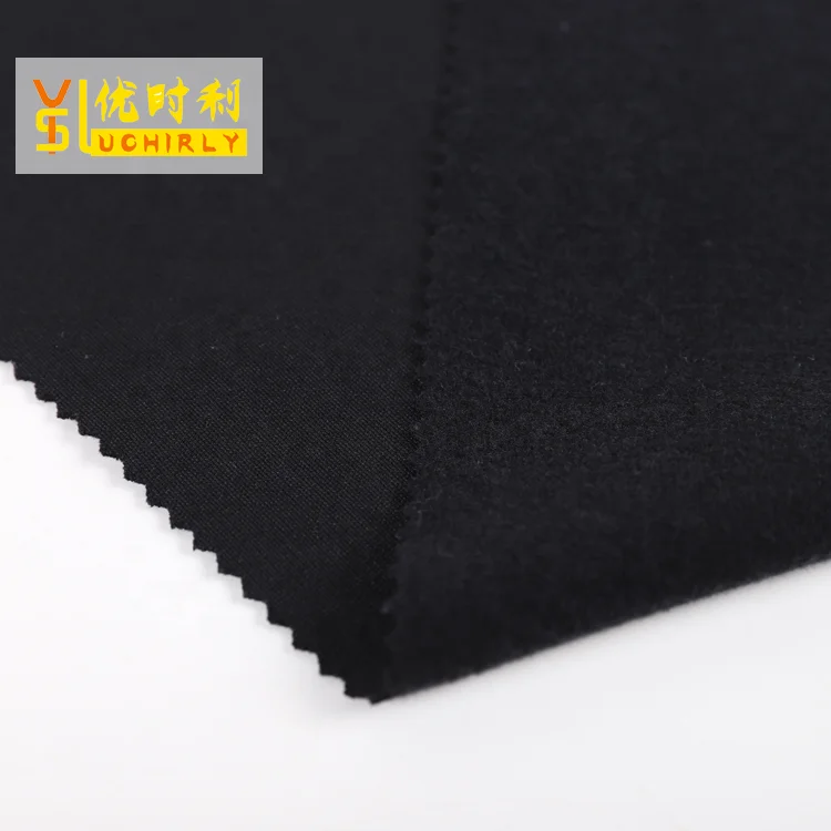 Popular 30S nylon rayon spandex brushed ponte di roma fabric