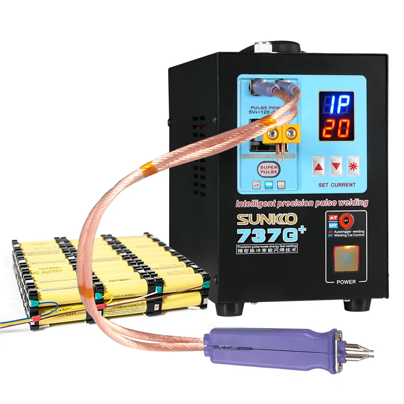  Новое поступление Sunkko 737G + 220V батарея точечной сварки 0 35