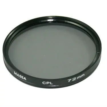 massa Photographic Equipment digital camera accessories CNC Machining aluminum ring optical glass 77mm camera lens CPL filter