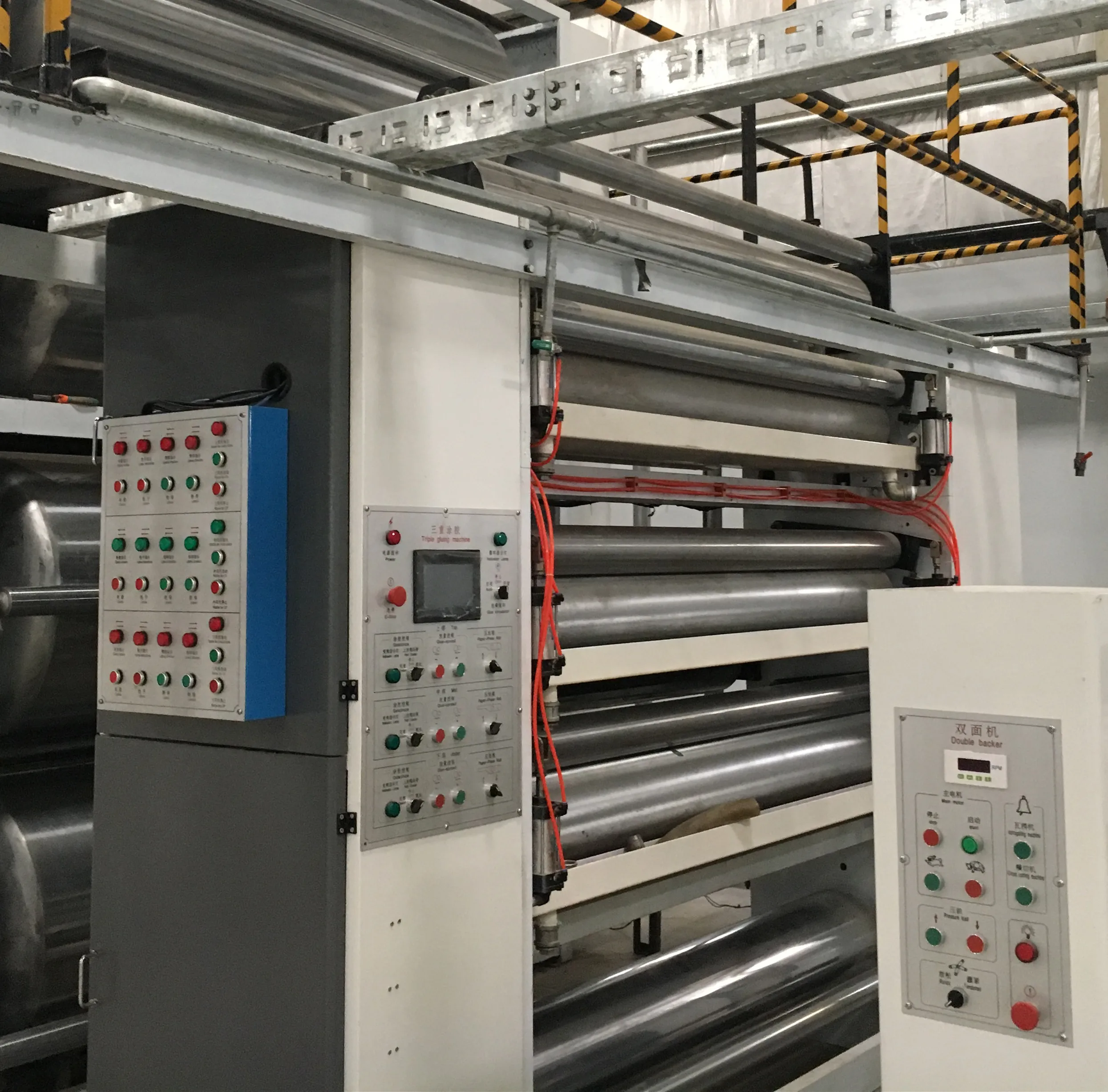 Hot sell 2200mm corrugated cardboard production line 3 5 7 layers cardboard making machine