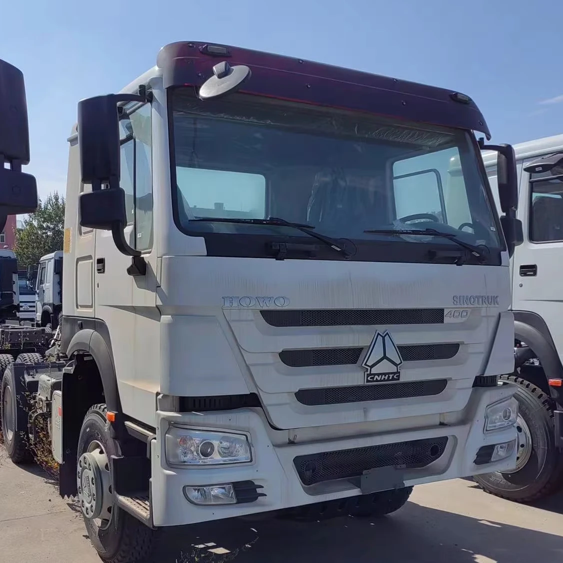 Sinotruc Howo б/у тяжелый грузовик тягач мощностью 450 л.с. 6x4 колеса Евро 3 стандартное левое Рулевое управление