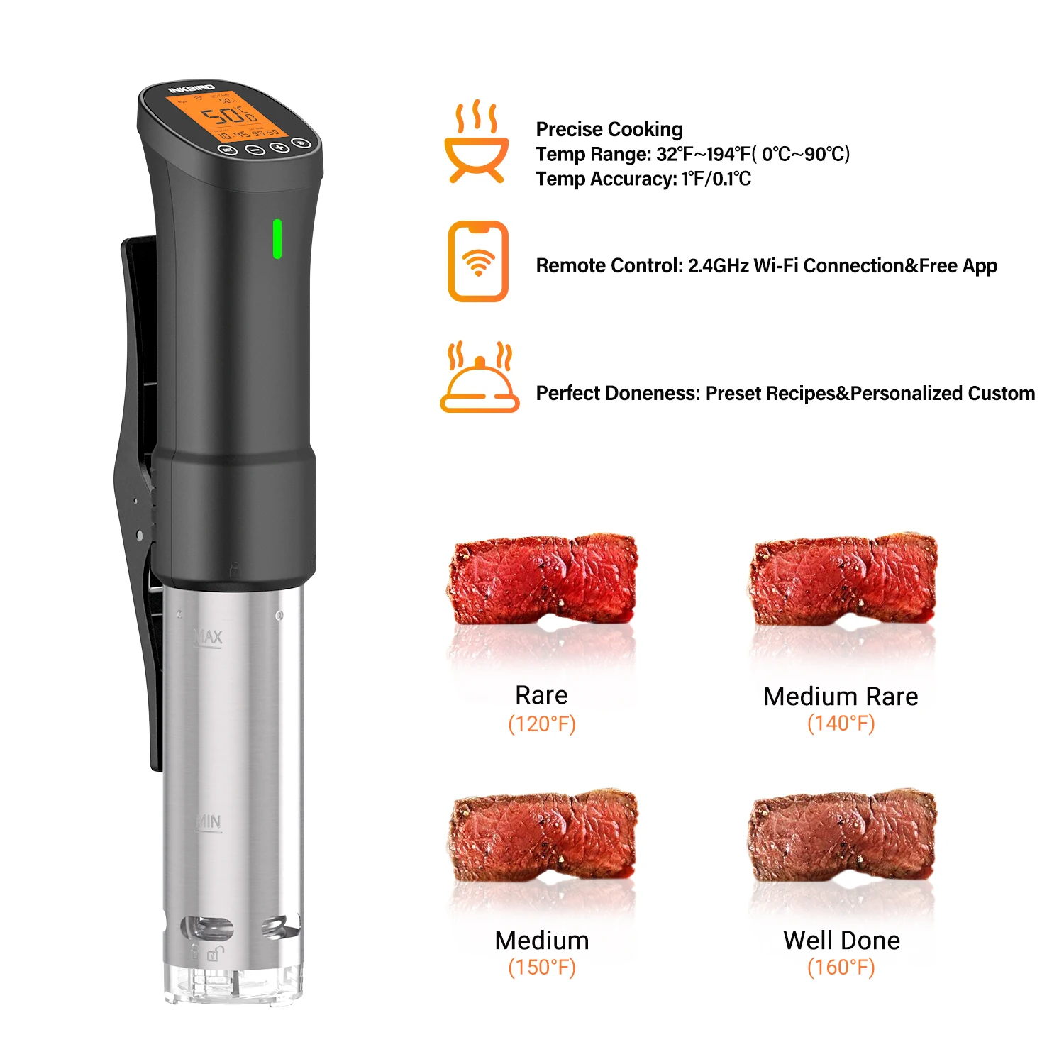INKBIRD Новый sous Мультиварка и электронный multifonctionnel кухни ISV-200W для точного