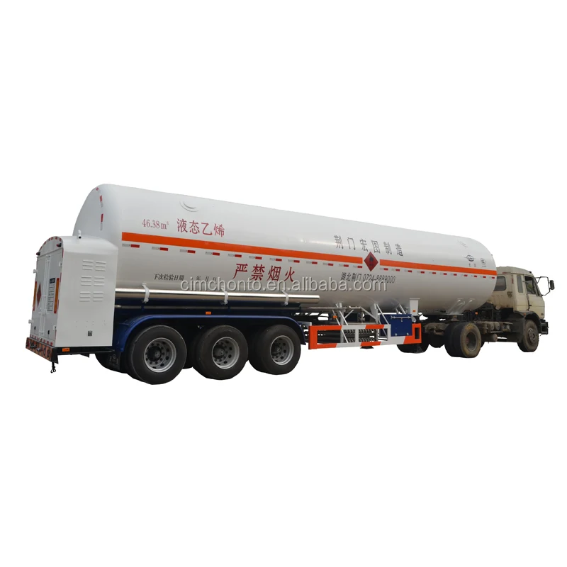 49.6 M3 LC2H4 Trailer From China Factory Cryogenic Liquid Ethylene Transport Semi Tank Trailer