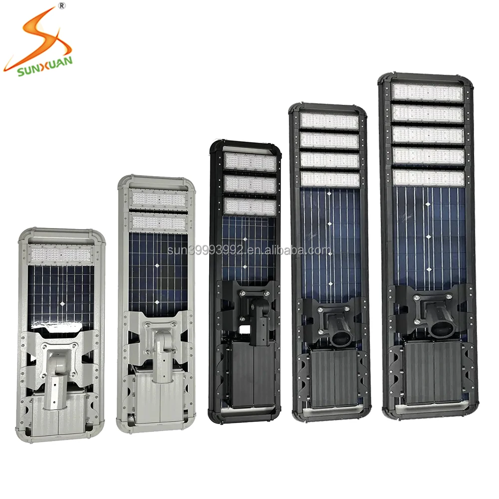 Sunlamps super power 5050 led chip IP66 brand new mono solar panel street light 10000 lumen 70W integrated solar lights outdoor