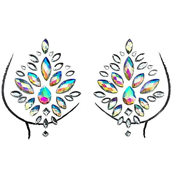 rhinestone adhesive jewelry paste nipple sticker crystal