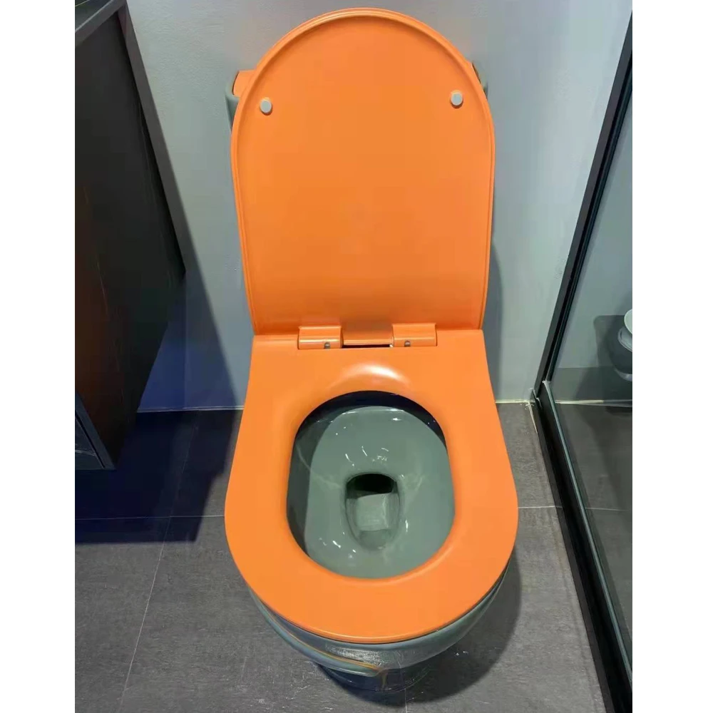 Good function colour Siphonic toilet one piece bathroom ceramic toilet water closet custom factory