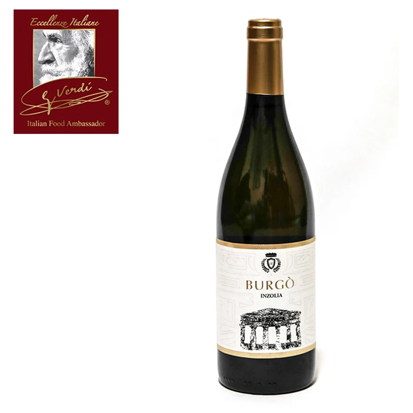 Белый винный бокал 750 мл от inzdoc Сицилия Джузеппе Верди Сделано в