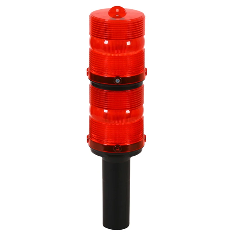 Traffic Cone Strobe Light LED Traffic Solar Warning Light